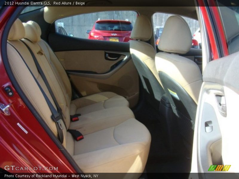 Red Allure / Beige 2012 Hyundai Elantra GLS