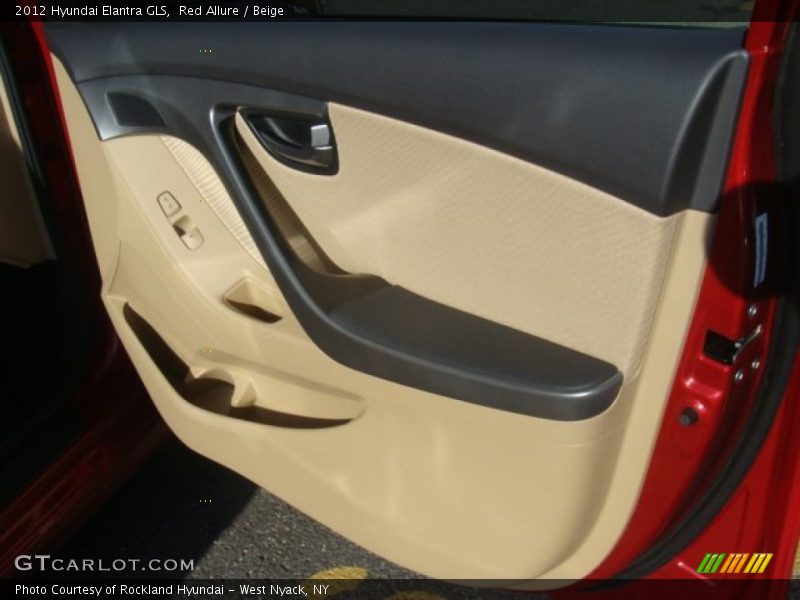 Red Allure / Beige 2012 Hyundai Elantra GLS