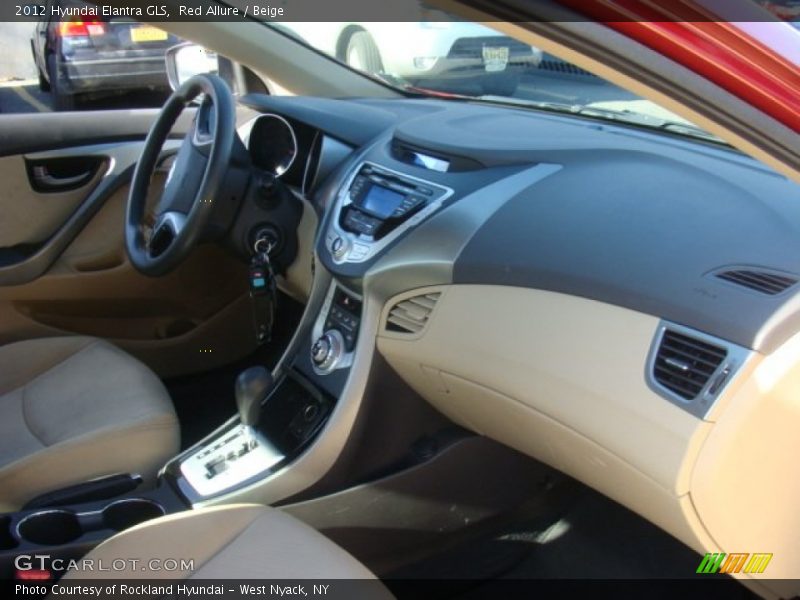 Red Allure / Beige 2012 Hyundai Elantra GLS