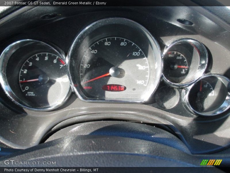 Emerald Green Metallic / Ebony 2007 Pontiac G6 GT Sedan