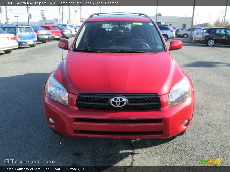 Barcelona Red Pearl / Dark Charcoal 2008 Toyota RAV4 Sport 4WD