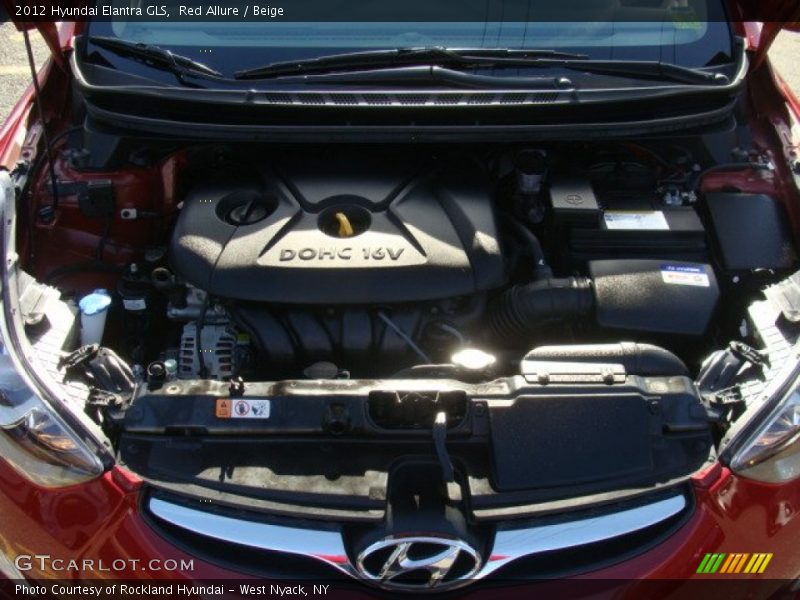 Red Allure / Beige 2012 Hyundai Elantra GLS