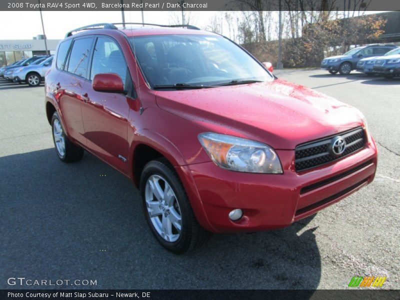 Barcelona Red Pearl / Dark Charcoal 2008 Toyota RAV4 Sport 4WD