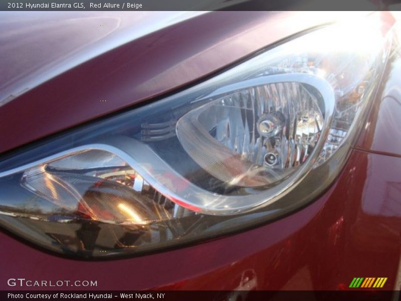 Red Allure / Beige 2012 Hyundai Elantra GLS