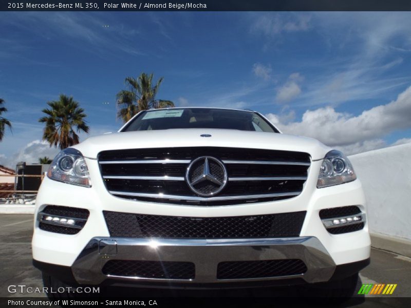 Polar White / Almond Beige/Mocha 2015 Mercedes-Benz ML 350