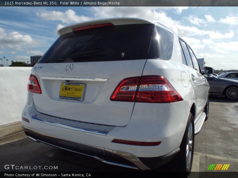 Polar White / Almond Beige/Mocha 2015 Mercedes-Benz ML 350