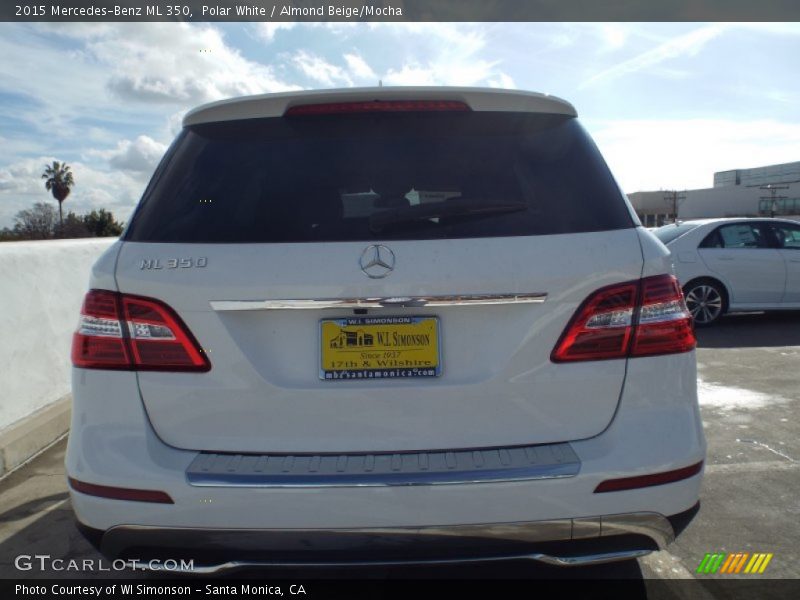 Polar White / Almond Beige/Mocha 2015 Mercedes-Benz ML 350