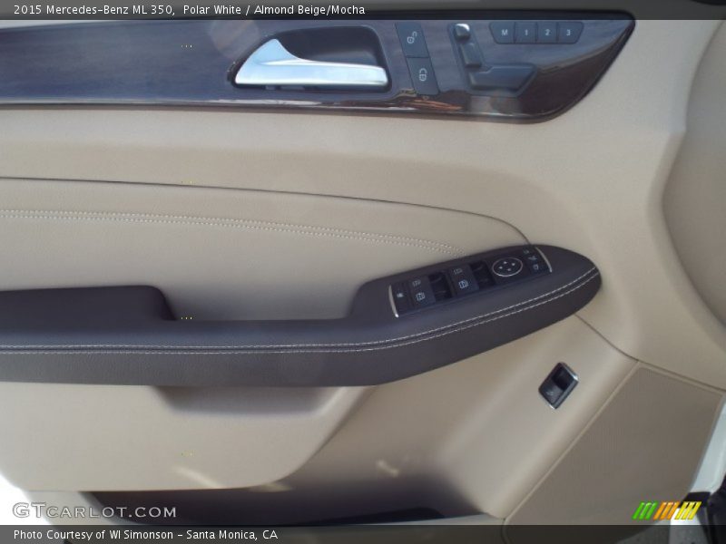 Polar White / Almond Beige/Mocha 2015 Mercedes-Benz ML 350