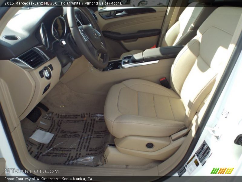 Polar White / Almond Beige/Mocha 2015 Mercedes-Benz ML 350