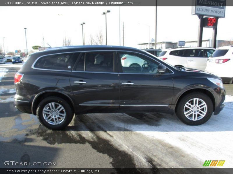 Cyber Gray Metallic / Titanium Cloth 2013 Buick Enclave Convenience AWD