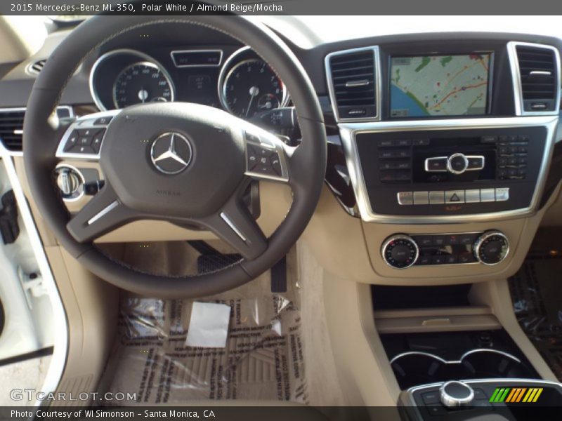 Polar White / Almond Beige/Mocha 2015 Mercedes-Benz ML 350