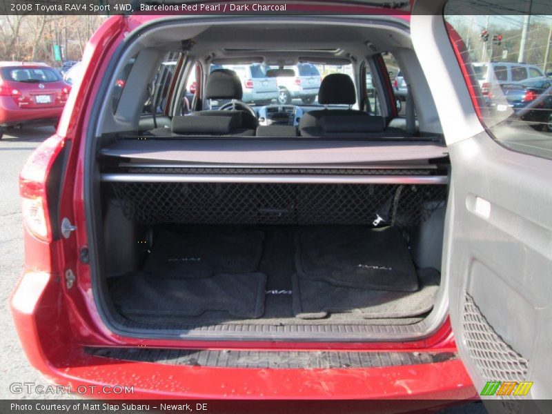 Barcelona Red Pearl / Dark Charcoal 2008 Toyota RAV4 Sport 4WD
