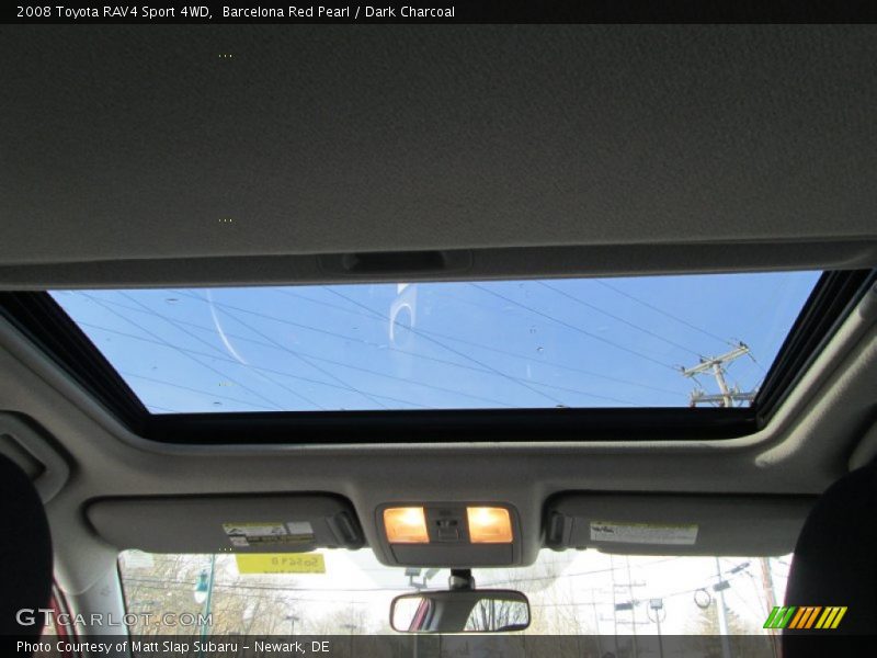 Barcelona Red Pearl / Dark Charcoal 2008 Toyota RAV4 Sport 4WD