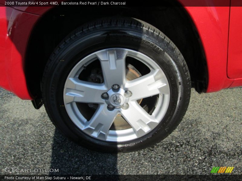 Barcelona Red Pearl / Dark Charcoal 2008 Toyota RAV4 Sport 4WD