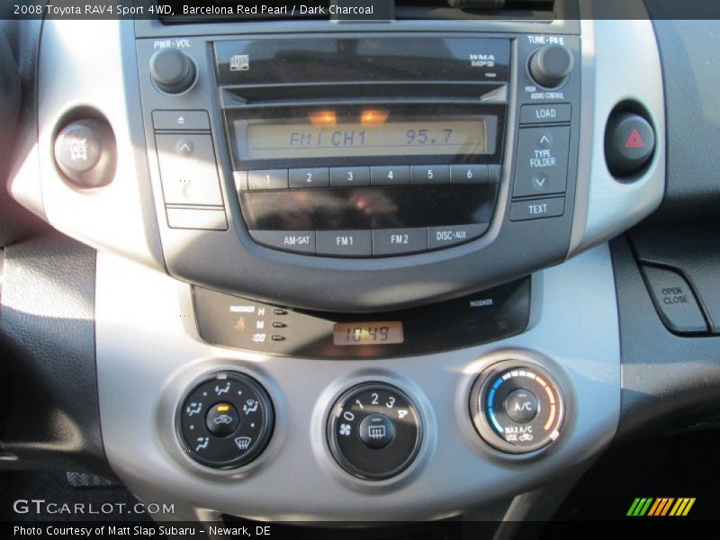 Barcelona Red Pearl / Dark Charcoal 2008 Toyota RAV4 Sport 4WD