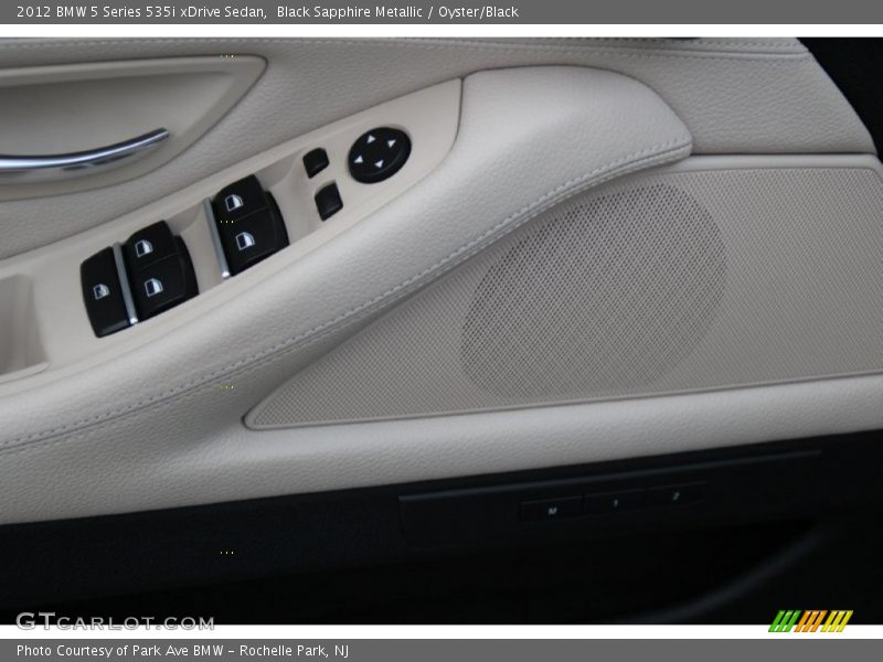 Black Sapphire Metallic / Oyster/Black 2012 BMW 5 Series 535i xDrive Sedan