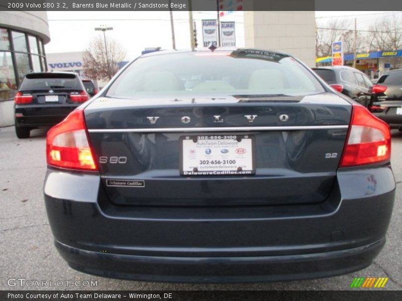 Barents Blue Metallic / Sandstone Beige 2009 Volvo S80 3.2