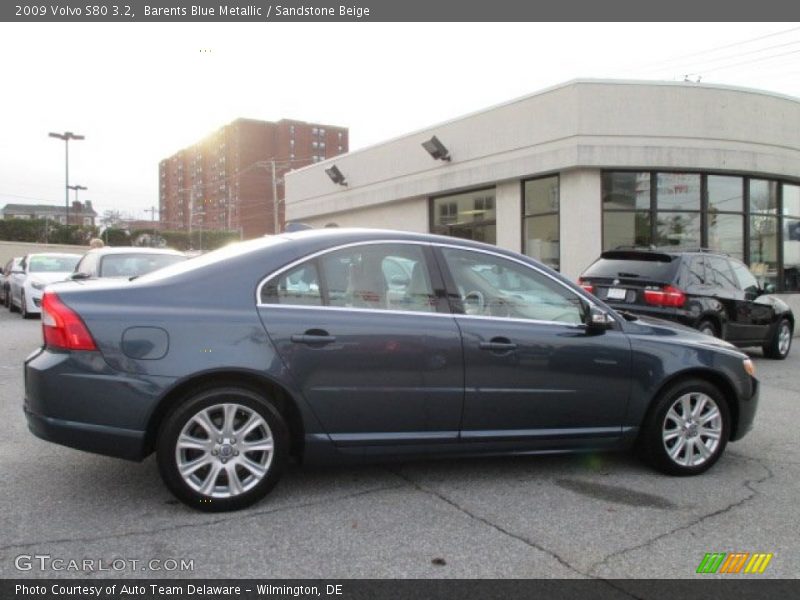 Barents Blue Metallic / Sandstone Beige 2009 Volvo S80 3.2