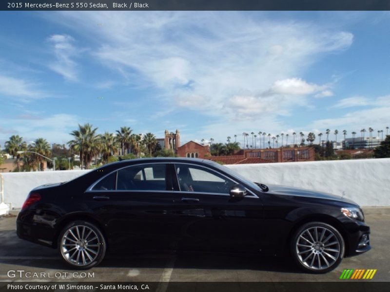 Black / Black 2015 Mercedes-Benz S 550 Sedan