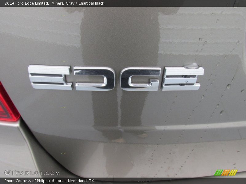 Mineral Gray / Charcoal Black 2014 Ford Edge Limited