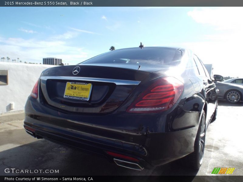 Black / Black 2015 Mercedes-Benz S 550 Sedan
