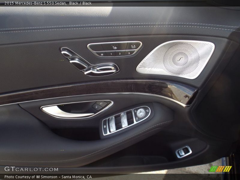 Black / Black 2015 Mercedes-Benz S 550 Sedan
