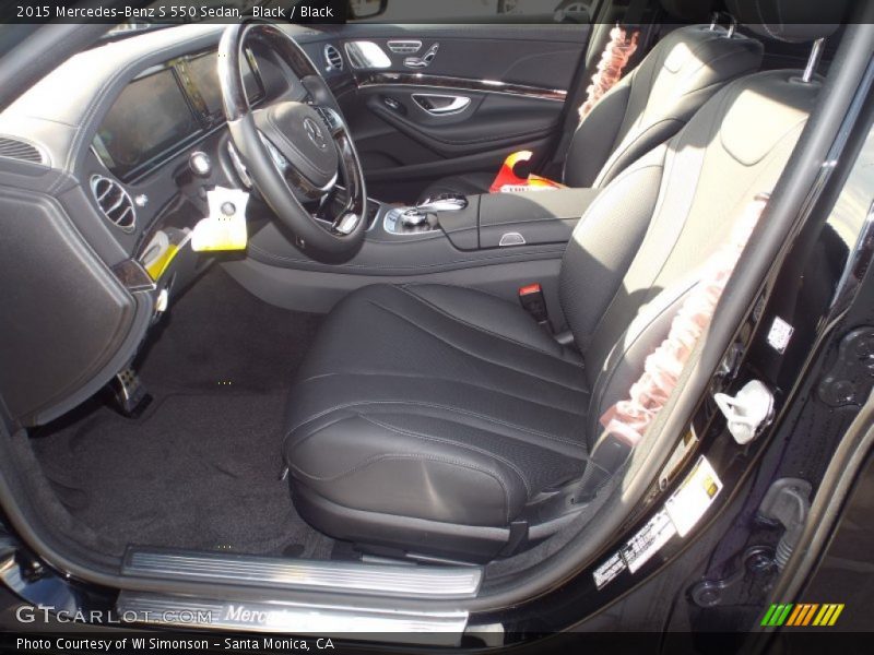 Black / Black 2015 Mercedes-Benz S 550 Sedan