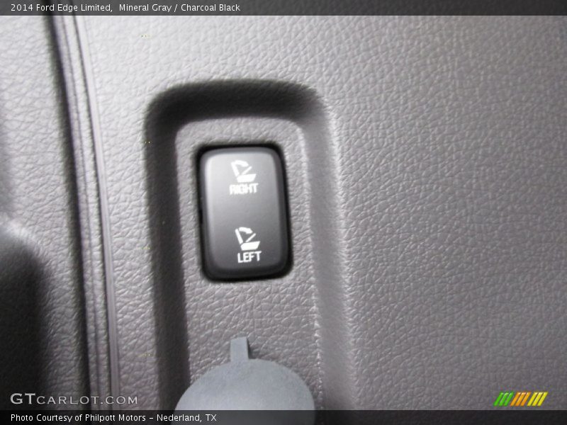 Mineral Gray / Charcoal Black 2014 Ford Edge Limited
