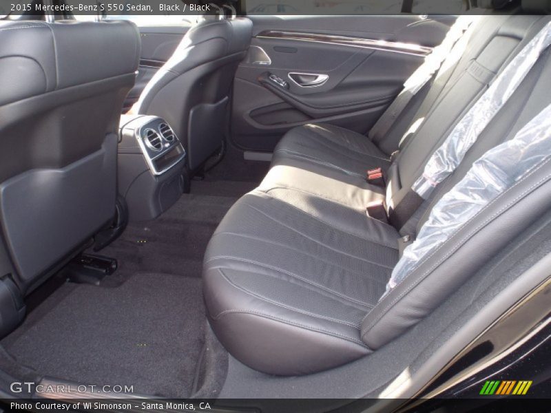 Black / Black 2015 Mercedes-Benz S 550 Sedan