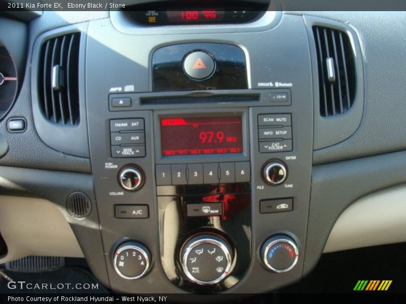 Ebony Black / Stone 2011 Kia Forte EX