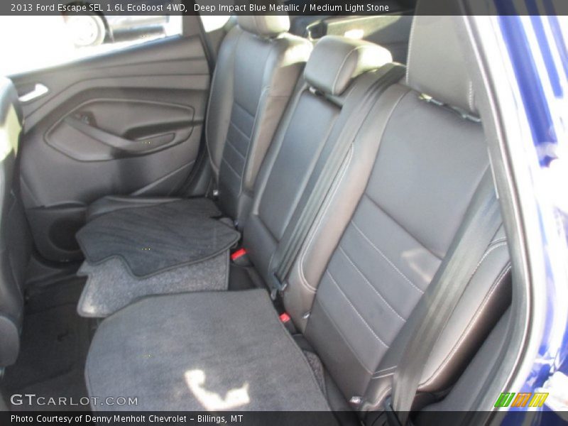 Deep Impact Blue Metallic / Medium Light Stone 2013 Ford Escape SEL 1.6L EcoBoost 4WD