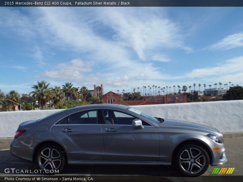 Palladium Silver Metallic / Black 2015 Mercedes-Benz CLS 400 Coupe