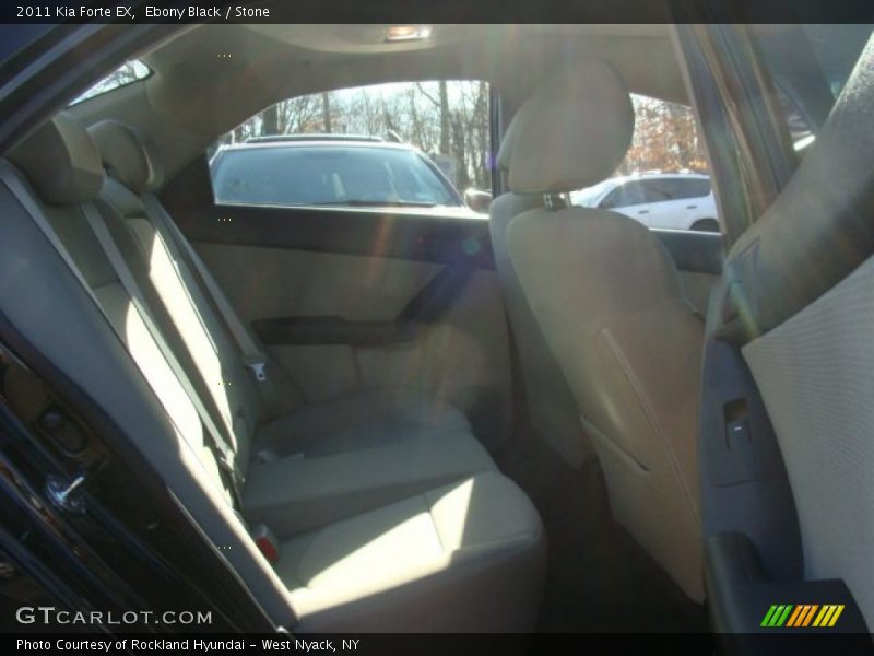 Ebony Black / Stone 2011 Kia Forte EX