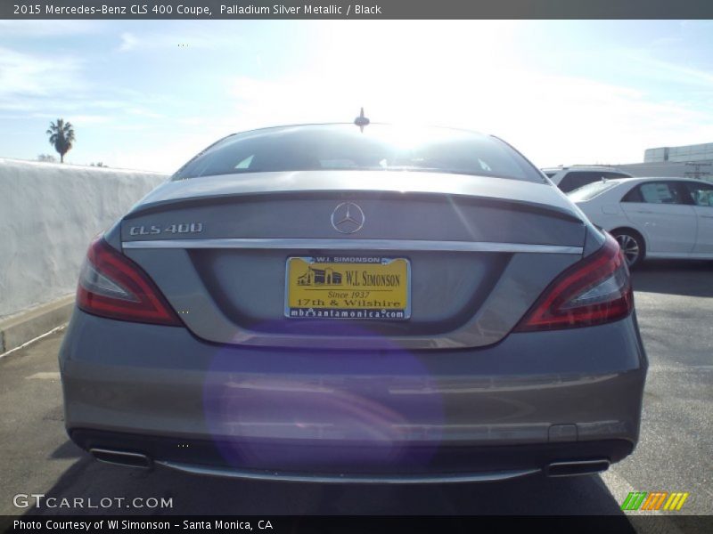 Palladium Silver Metallic / Black 2015 Mercedes-Benz CLS 400 Coupe