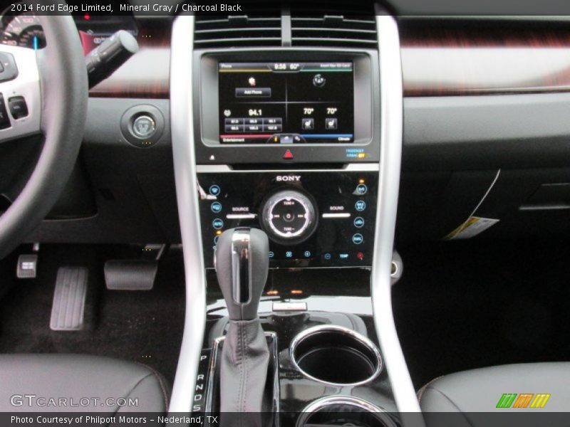 Mineral Gray / Charcoal Black 2014 Ford Edge Limited