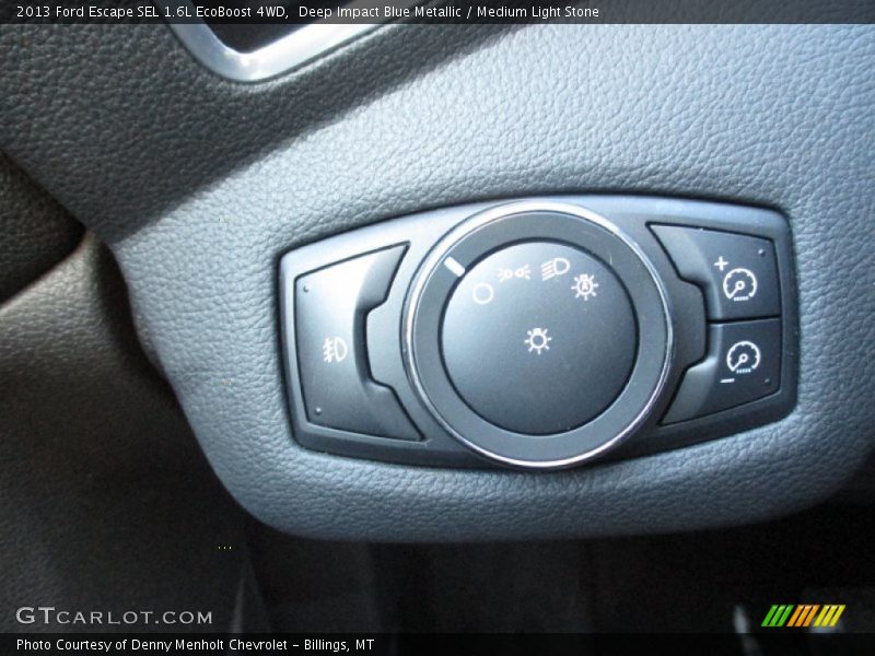 Deep Impact Blue Metallic / Medium Light Stone 2013 Ford Escape SEL 1.6L EcoBoost 4WD
