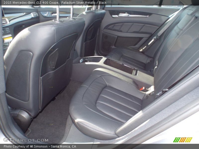 Palladium Silver Metallic / Black 2015 Mercedes-Benz CLS 400 Coupe