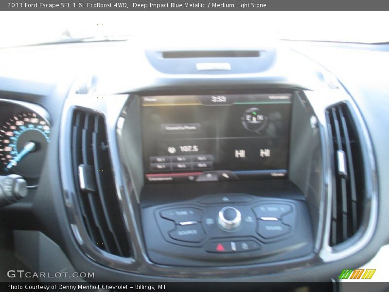 Deep Impact Blue Metallic / Medium Light Stone 2013 Ford Escape SEL 1.6L EcoBoost 4WD