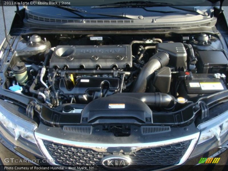 Ebony Black / Stone 2011 Kia Forte EX