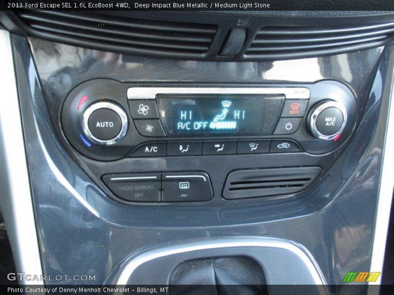 Deep Impact Blue Metallic / Medium Light Stone 2013 Ford Escape SEL 1.6L EcoBoost 4WD