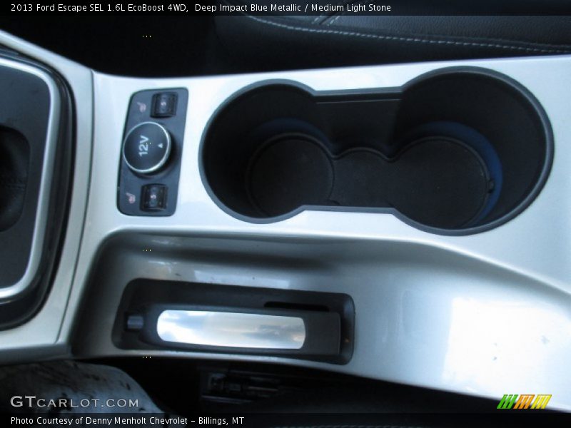Deep Impact Blue Metallic / Medium Light Stone 2013 Ford Escape SEL 1.6L EcoBoost 4WD