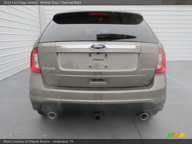 Mineral Gray / Charcoal Black 2014 Ford Edge Limited