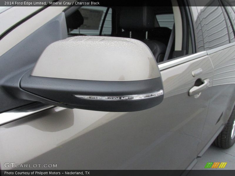 Mineral Gray / Charcoal Black 2014 Ford Edge Limited