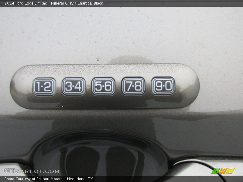 Mineral Gray / Charcoal Black 2014 Ford Edge Limited