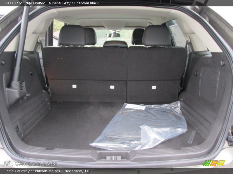 Mineral Gray / Charcoal Black 2014 Ford Edge Limited