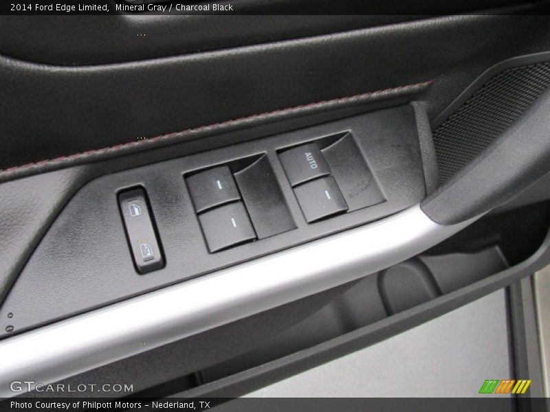 Mineral Gray / Charcoal Black 2014 Ford Edge Limited
