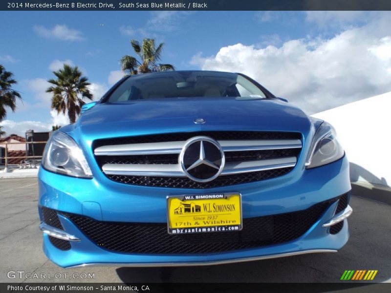 South Seas Blue Metallic / Black 2014 Mercedes-Benz B Electric Drive