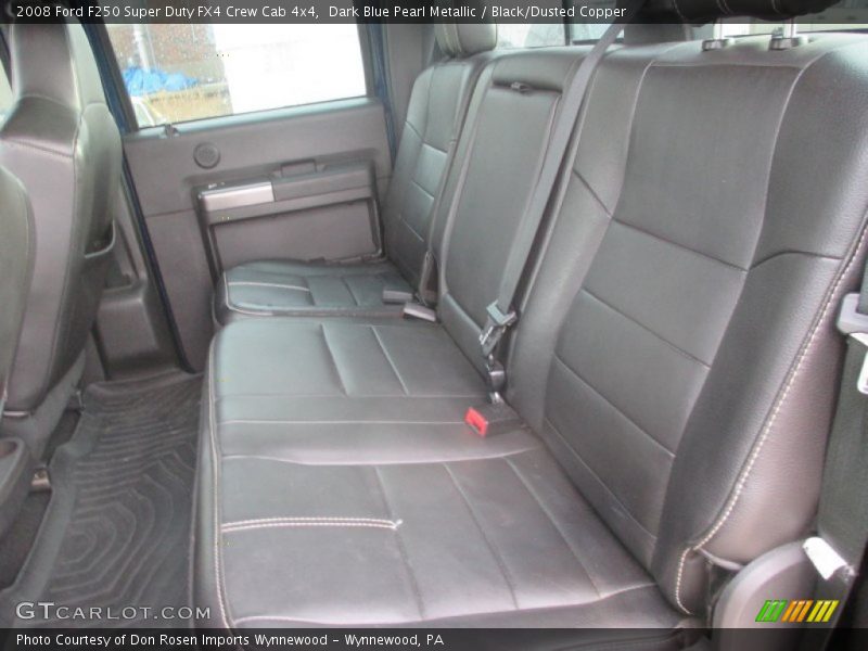 Dark Blue Pearl Metallic / Black/Dusted Copper 2008 Ford F250 Super Duty FX4 Crew Cab 4x4