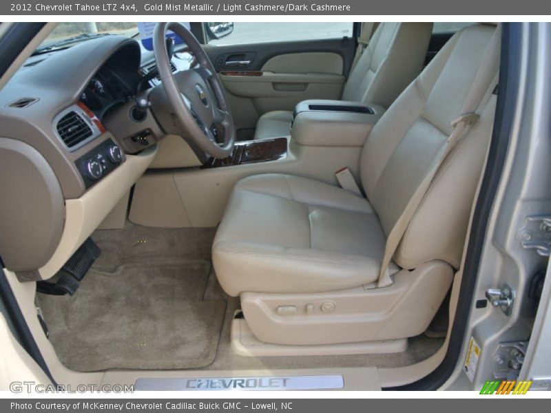 Gold Mist Metallic / Light Cashmere/Dark Cashmere 2012 Chevrolet Tahoe LTZ 4x4