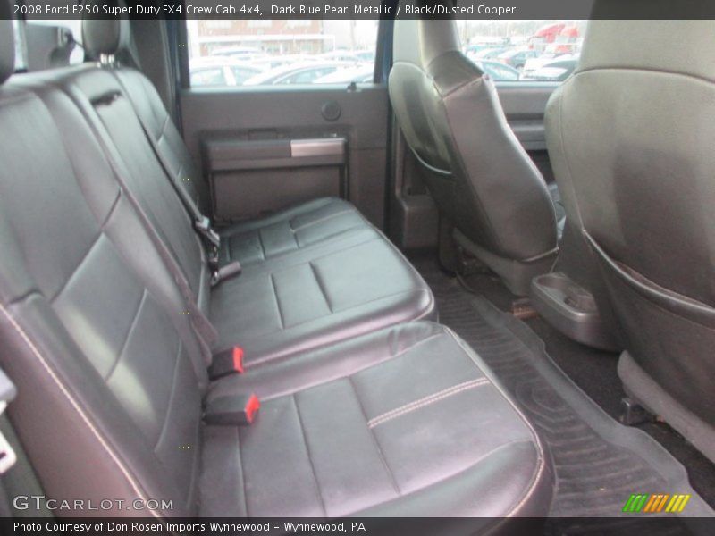 Dark Blue Pearl Metallic / Black/Dusted Copper 2008 Ford F250 Super Duty FX4 Crew Cab 4x4